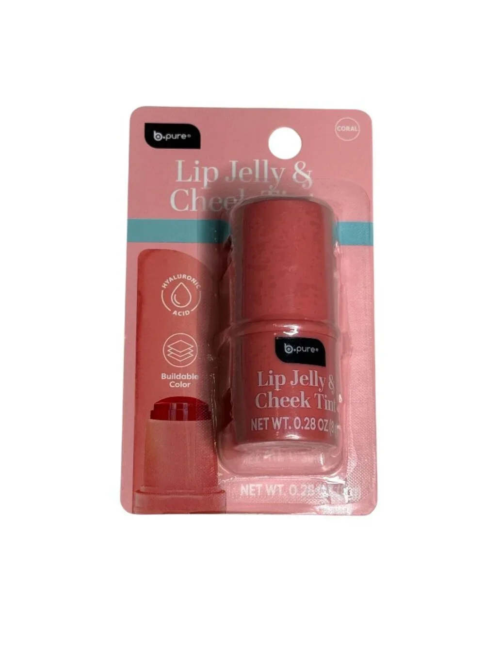 b.pure Lip Jelly & Cheek Tint Coral